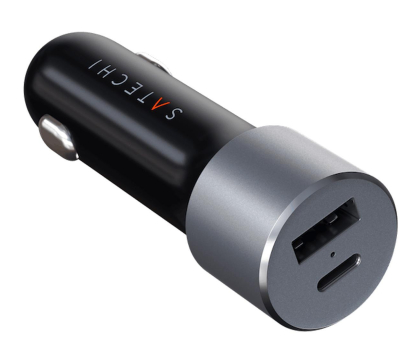 Ładowarka i akumulator Satechi Ładowarka samochodowa 72W USB-C PD USB-A (Space Gray)